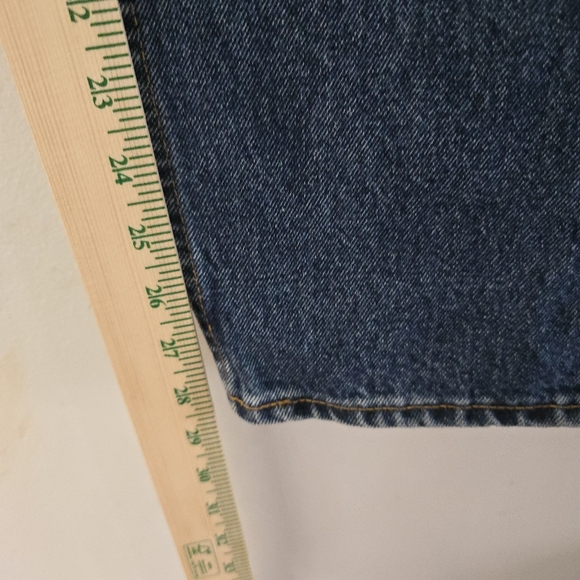 VINTAGE Levis 951 Jeans Women's Size 14 Orange Tab Tapered Relaxed Made in USA - Picture 6 of 9